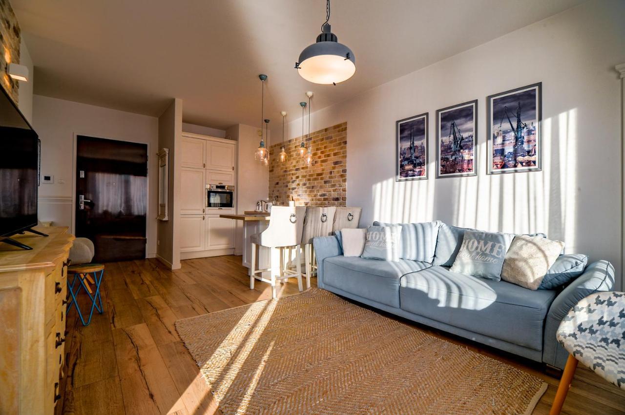 Citystay Brabank Apartament Nad Motlawa Gdaňsk Exteriér fotografie