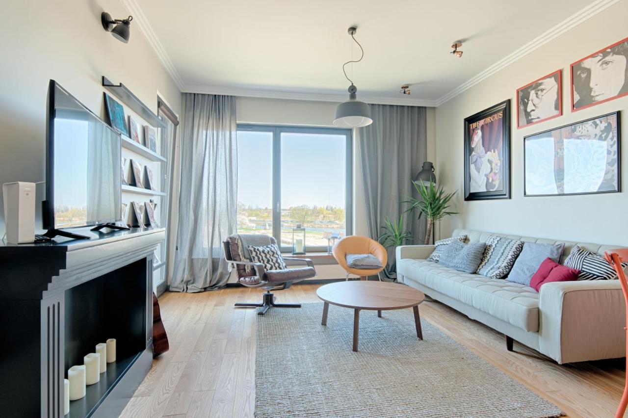 Citystay Brabank Apartament Nad Motlawa Gdaňsk Exteriér fotografie